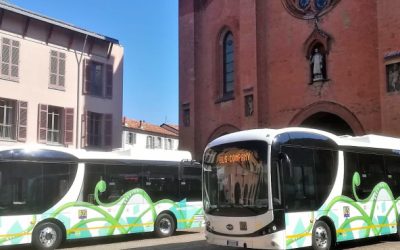 Ad Alba due nuovi bus elettrici